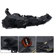 DURAFORCE For Lexus NX200t/300/300h 2015-2021 Fog Light Lamp DRL Right Side Black Housing