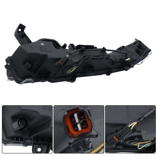 DURAFORCE For Lexus NX200t/300/300h 2015-2021 Fog Light Lamp DRL Right Side Black Housing