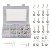 DURAFORCE 1600 Piece Metric Screw Assortment,M2 M3 M4 M5 Metric Bolt ,304 Stainless Steel