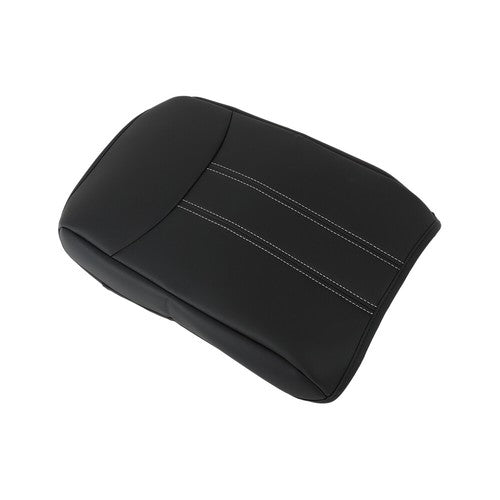 DURAFORCE For Honda Pilot 23-24 Black Leather/White Thread Center Console Armrest Gloves