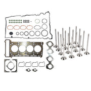 DURAFORCE Engine Gasket Kit & Intake Exhaust Valves for Mercedes E250 C250 C200 E200 1.8L
