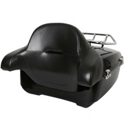 DURAFORCE King Luggage Trunk Backrest Luggage Rack For Harley Street Glide Road King 14-26