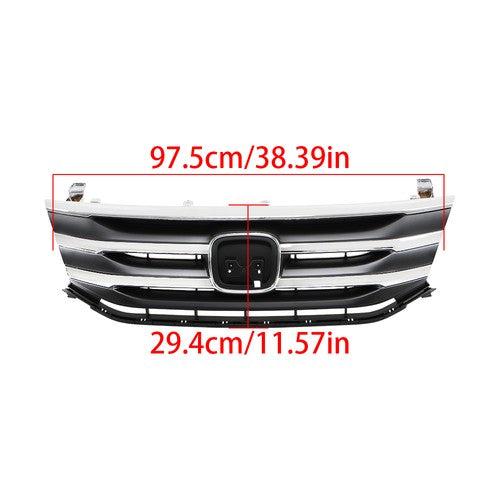 DURAFORCE Replaces Front Bumper Upper Grille Grill Compatible For Honda Odyssey 2011-2013