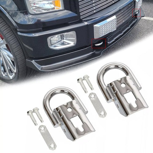 DURAFORCE Front Heavy Duty D-Ring Tow Hook for 2004-2024 2009 Ford F-150 F150 FL3Z17A954C