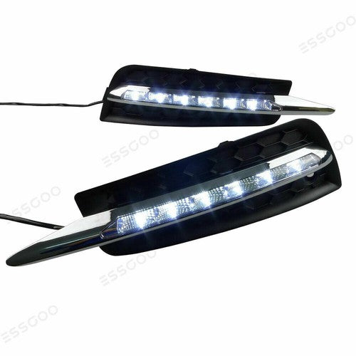 DURAFORCE For 2009-2014 Chevy Cruze LED DRL Fog Light Lamp Daytime Running Light w/Harness