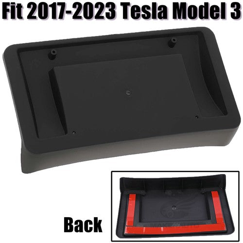 DURAFORCE Front License Plate Mount Bracket Holder for 2017-2023 for Tesla Model 3