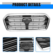 DURAFORCE 91121XC01A Front Bumper Grille Chrome for 2019-2022 Subaru Ascent