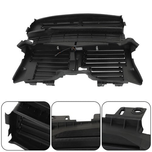 DURAFORCE Radiator Grille Shutter W/Motor FA1Z8475C For Ford Lincoln MKX 2.7L 3.7L 2016-18