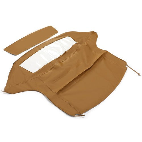 Tan Convertible Soft Top Replacement with Plastic Window for BMW Z3 1996-2002