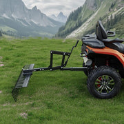 DURAFORCE For ATV UTV Lawn Garden Tractors 60" Landscape Rake W/1 Point Hitch Lift Steel