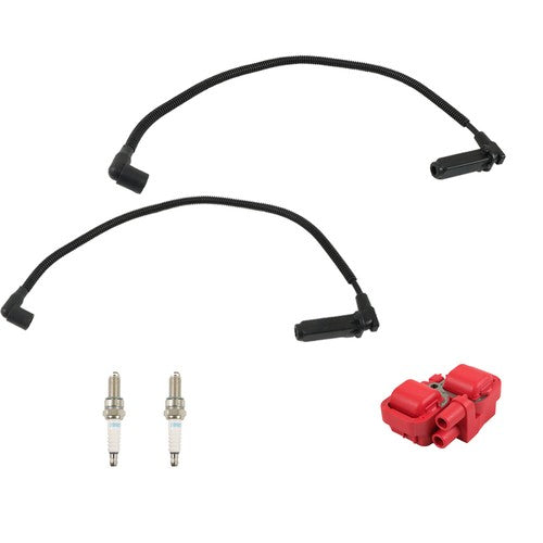 DURAFORCE Ignition Coil & Spark Plug W/ Wire Cap For 2011-2014 Polaris RZR S 800 4012888