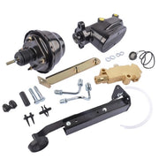 DURAFORCE Universal 7" Dual Booster with 1" Bore Master Cylinder Disc Disc Prop. Valve Kit