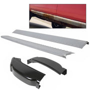 DURAFORCE Extended Cab Slip on Rocker Panels +Cab Corners For Chevy Silverado Sierra 99-07