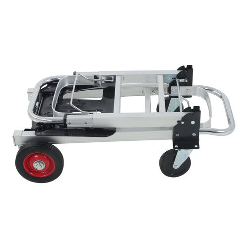 DURAFORCE Aluminum Hand Truck 2 in 1 Folding Dolly Cart 400 lbs Capacity Heavy Duty 150kg