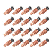 DURAFORCE Plasma Cutting Electrodes 45A-125A Fit Plasma 125 Series Torch 20pcs 220971