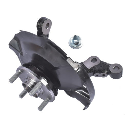 DURAFORCE Front Passenger Side Steering Knuckle Black for Dodge Attitude Hyundai Accent