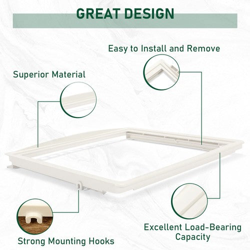 DURAFORCE Frame Deli Cover Deli Pan Compatible with Frigidaire Refrigerator 240599803