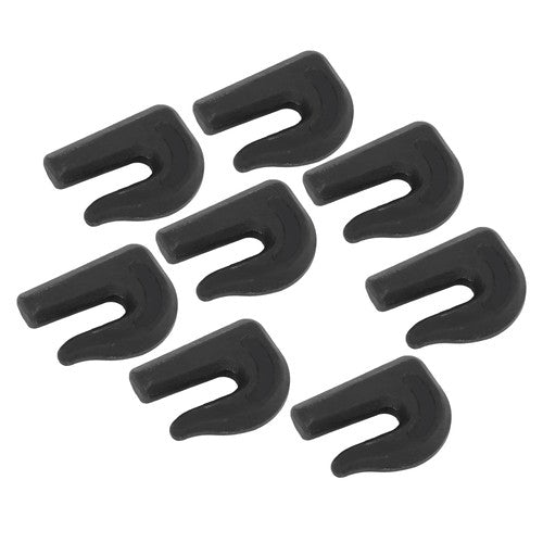 DURAFORCE 8Pcs G70 3/8" Weld On Chain Grab Hook Tow Hook Tractor Bucket Trailer Tie Down