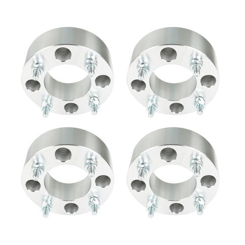 DURAFORCE Wheel Spacers For Honda 4x110 2" 74mm Hub Bore M10x1.25 Studs 4Pcs Silver