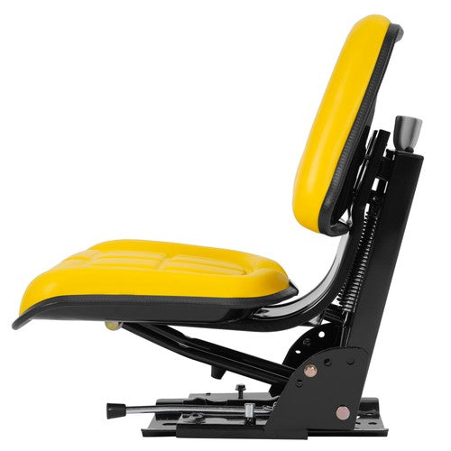 DURAFORCE Yellow Tractor Suspension Seat For John Deere 5200 5210 5300 Massey Ferguson