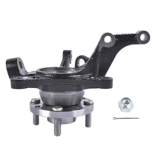 DURAFORCE Front Left Steering Knuckle & Wheel Hub Bearing Assembly for Chevy Aveo Aveo5