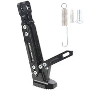DURAFORCE Motorcycle CNC Aluminum Alloy Kickstand Foot Side Support Kick Stand Adjustable