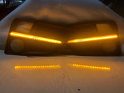 DURAFORCE LED Turn Signal Fog Lights Covers Double Colour for Honda Odyssey 2018 2019 2020