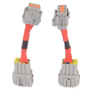 DURAFORCE 2Pcs Conversion Adapters for 2003-2005 Nissan 350Z HID Wiring 8 to Headlight 6