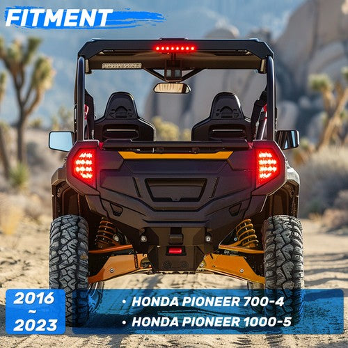For Honda Pioneer 1000-5 2016-2025 2026 Rear Cargo Bed Extender Tailgate