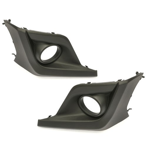DURAFORCE For 2018 2019 2020 Subaru Crosstrek XUV Pair Fog Light Lamp Cover Bezel W/Hole