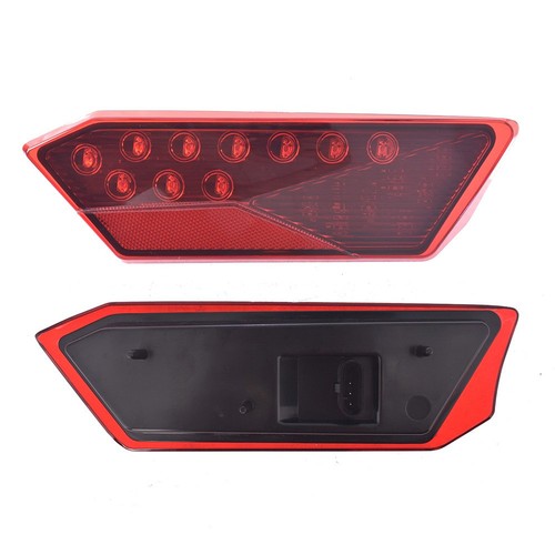 DURAFORCE For Polaris RZR Turbo 1000 XP 900 S 2014 Pair Red 2412341 ATV Tail Lights