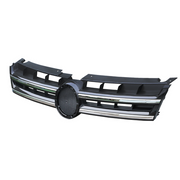 DURAFORCE Front Bumper Upper Grille Grill w/ Chrome Trim for 2011-2014 for VW Touareg