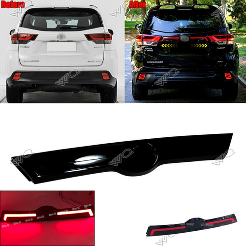 DURAFORCE LED Tail Rear Trunk Light Breathing Turn Signal for Toyota Highlander 2014-2019