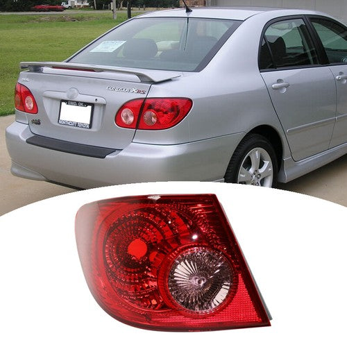 DURAFORCE Outer Tail Light Tail Lamp LH Driver Side for 2003-2008 for Toyota Corolla