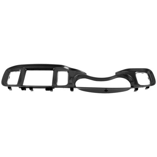 for 2011-2014 Dodge Charger Instrument Panel Radio Dash Trim Bezel Carbon Style