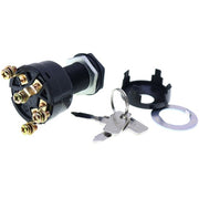 DURAFORCE Ignition Key Switch W/ 2 Keys 1018163-01 For Gas Club Car DS&96-02 Precedent