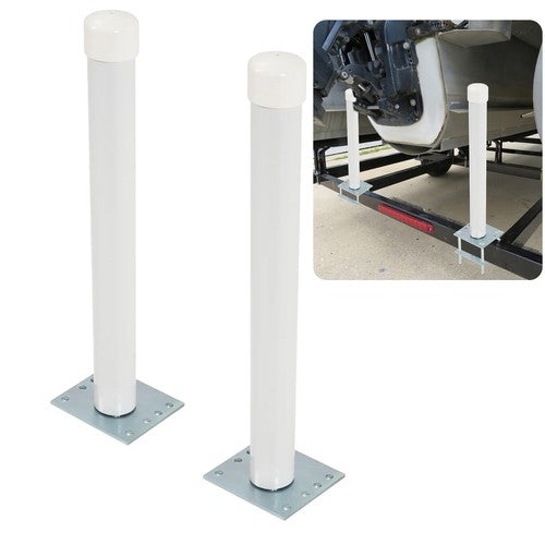 2pcs 22 Inch Steel Boat Trailer Post Guide for Pontoon Ski Fishing Boat or Sailboat