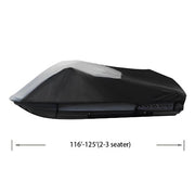 DURAFORCE New bWaterproof Marine Grade 600D Heavy Duty Polyester Trailerable Jet Ski Cover