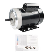 DURAFORCE Electric Motor 1/2HP 56C 1725RPM Single Phase TEFC 60HZ General Motor 5/8" Shaft
