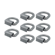 DURAFORCE 8 Pack 3/4" Heavy Duty Weld On Forged D Rings with Welding Clips, 26,500 lbs