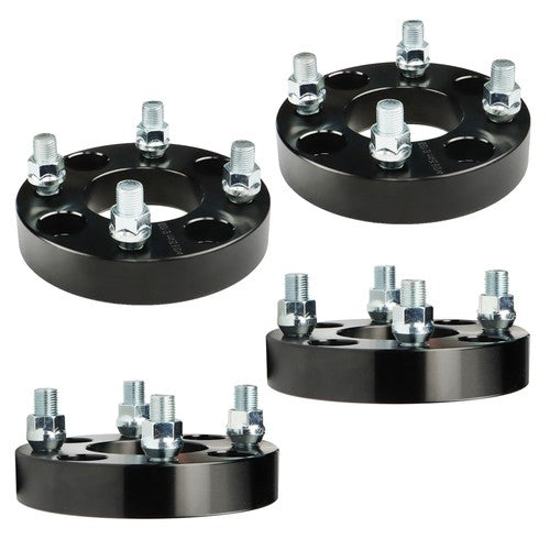 DURAFORCE 4× 1" 4x4 Wheel Spacers 62mm Hub Bore 1/2x20 Studs For EZGO Club Car Golf Cart