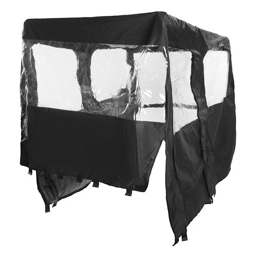 Full Cabin Cab Enclosure Soft Door for Polaris RZR-4 800 900 2010-2014 Black