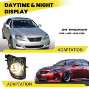 DURAFORCE For 2006-2010 07 08 Lexus IS250 IS350 Smoked Lens Fog Lights Bumper Lamps w/Bulb