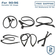 DURAFORCE For 90-96 Chevy Corvette C4 5.7L Front Windshield Weatherstrip 9096GGW -- 6pcs
