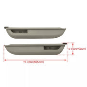 DURAFORCE 2x Front Gray Left & Right Door Armrest fits 88-94 Chevy GMC C/K 1500 2500 3500