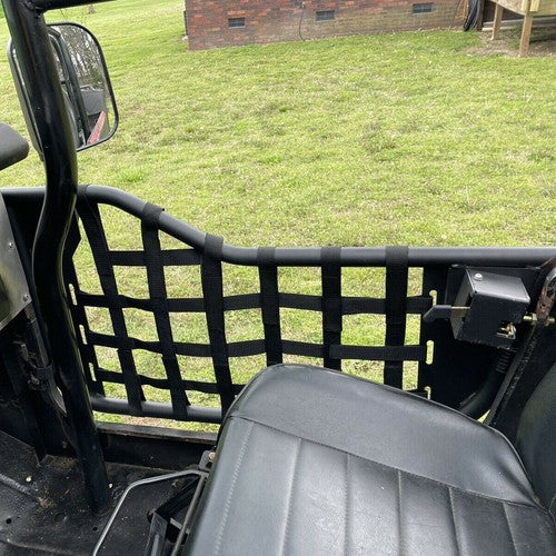Tubular Trail Door with Mirror for Jeep CJ7 YJ Wrangler 2DR 1976 to 1995 Black