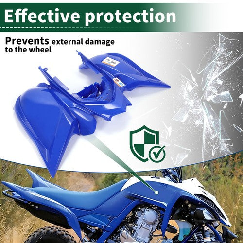 DURAFORCE New For YAMAHA Raptor 700 2006-2024 Plastics Bodywork Fenders COMPLETE SET BLUE