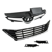 DURAFORCE For Hyundai Elantra 2014-2016 Front Upper Lower Grilles And Bumper Brackets Set