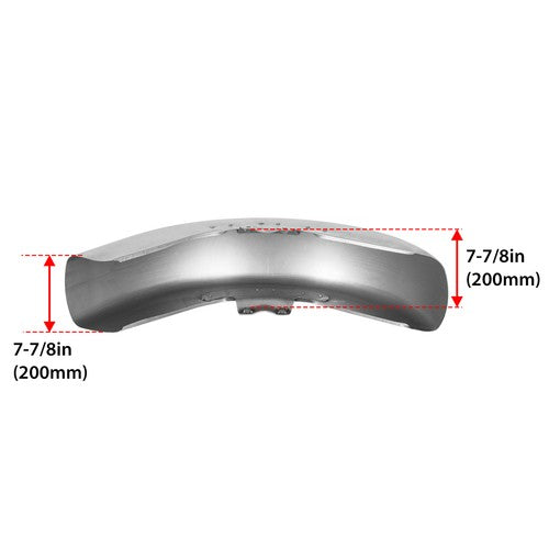 DURAFORCE 16" Steel Smooth Front Fender For Harley Bagger 89-13 Touring Street Road Glide