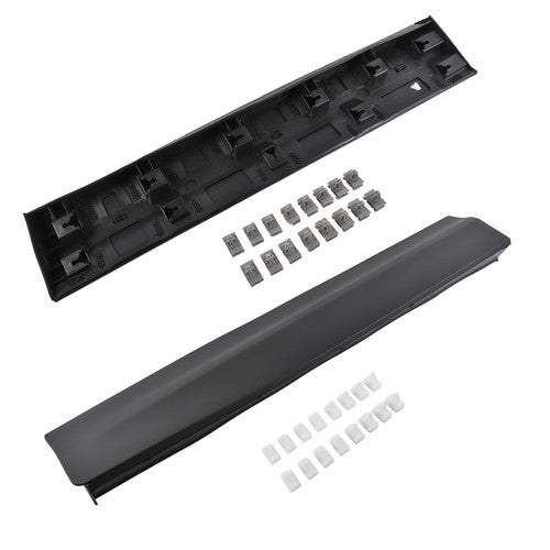 DURAFORCE Pair Rear Lower Door Trim Molding Black for Cadillac XT5 2017-2025 Left & Right